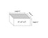 Square Styrofoam Cake Dummies (4" Inches)